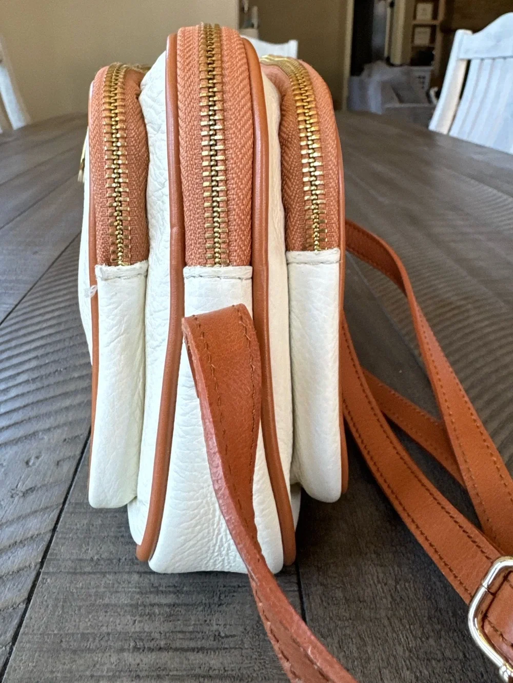 Valentina - Made in Italy Women’s Pebbled Leather Crossbody Bag - Purse